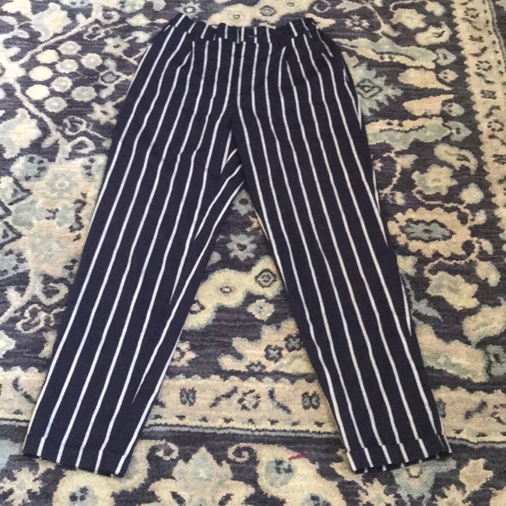 Forever 21, striped pants, small
